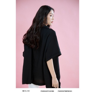 Vest / Áo khoác đen vân tay lửng