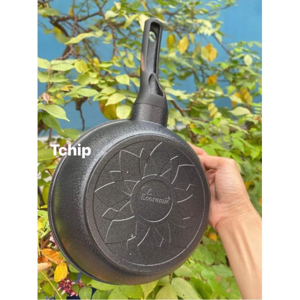 Chảo Chống dính 7 lớp Sâu lòng Ecoramic Hàn Quốc 18cm..