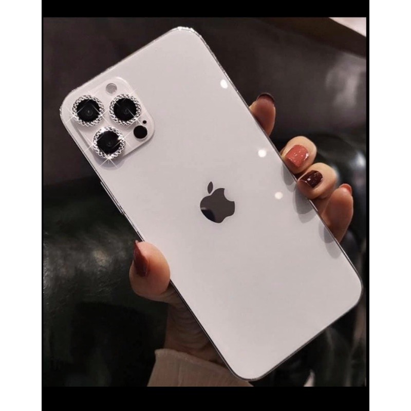 Bộ dán kim cương bảo vệ mắt camera IPhone 12 Pro Max, 12 Pro, 12, 12 Mini 11 ,11 ,11 pro max cực nổi bật