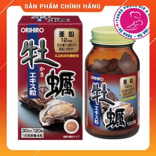Tinh Chất Hàu Tươi Nhật Bản Orihiro 120 Viên