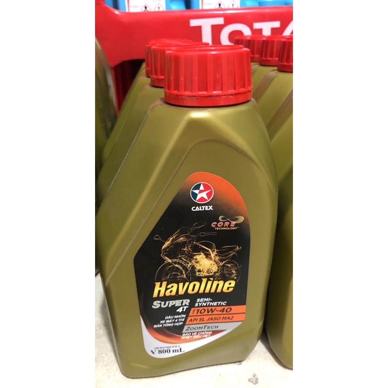 NHỚT CALTEX HAVOLINE XE SỐ BÁN TỔNG HỢP