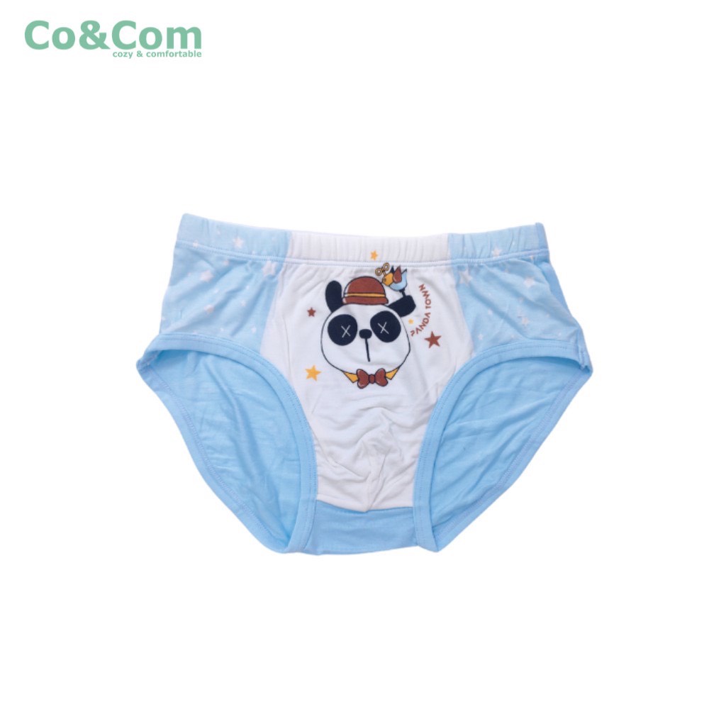 Quần Lót Bé Trai 15-35 Kg Dáng Vát Cao Cấp Co&amp;Com BOY0514/15/16 Họa Tiết Hoạt Hình Co Giãn Kháng Khuẩn