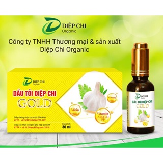 Dầu Tỏi Diệp Chi Organic loại Gold - tặng kèm vòng dâu tằm