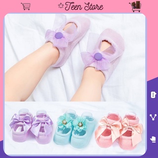Set 3 đôi tất hài công chúa siêu đẹp cho bé gái