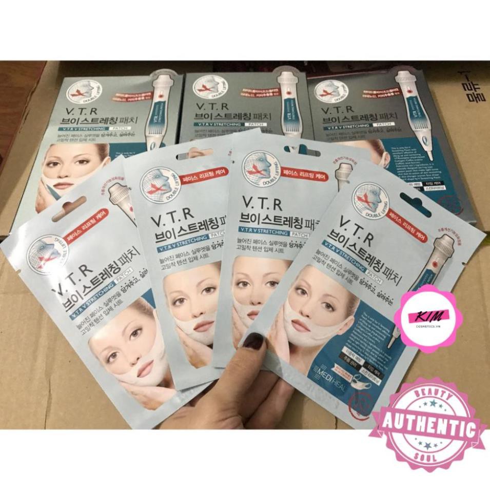 Mặt Nạ Nâng Cơ, Giảm Mỡ Thừa Tạo Hình V-Line Mediheal V.T.R Stretching Patch