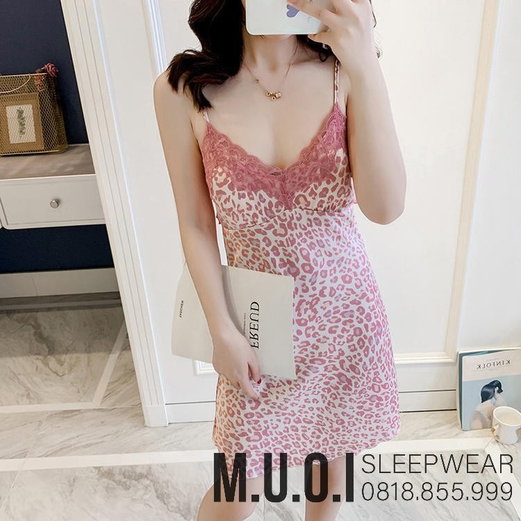 Váy ngủ sexy Quảng Châu - Váy ngủ da beo CAO CẤP