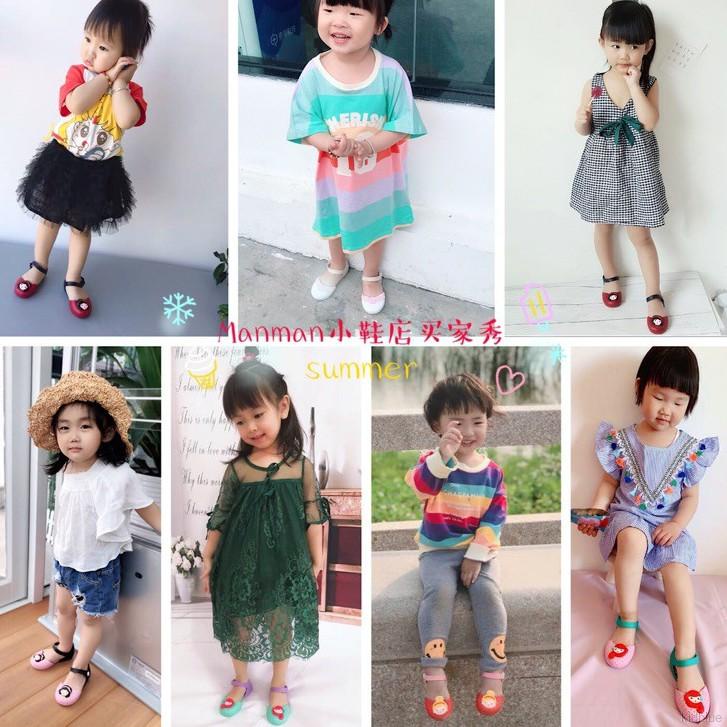 Giày quai hậu phong cách công chúa thời trang mùa hè cho bé gái