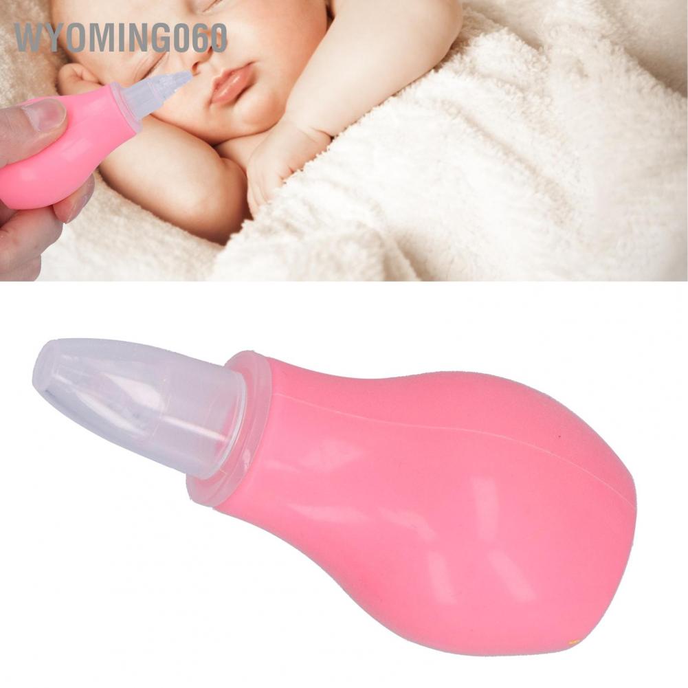 Wyoming060 Thiết bị hút mũi An toàn bằng silicone có thể tháo rời Chống trào ngược Làm sạch khoang cho bé Chăm sóc trẻ em Máy
