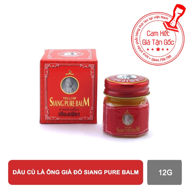 Dầu cù là ông già đỏ Siang Pure thái lan 12g