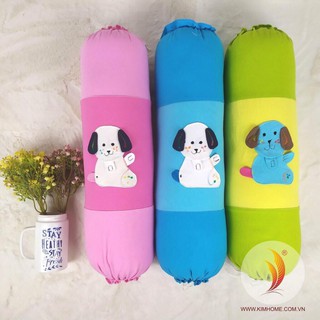 GỐI ÔM CHO BÉ VẢI KARA MỀM MÁT 25×60 cm