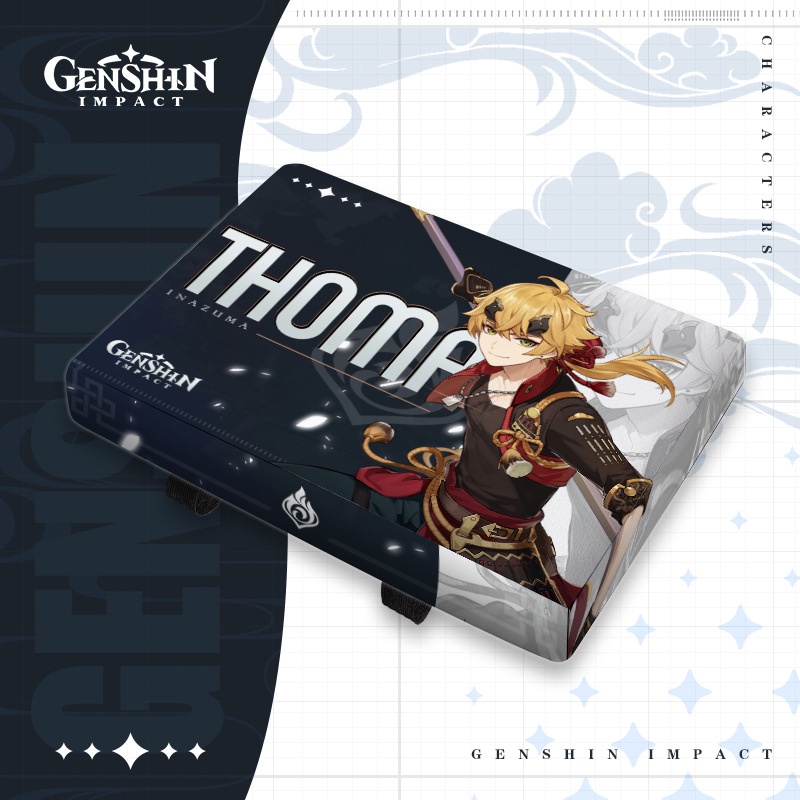 Genshin impact cushion Raiden Shogun print Đệm Lót Ghế Ngồi Chống Trượt Tiện Dụng