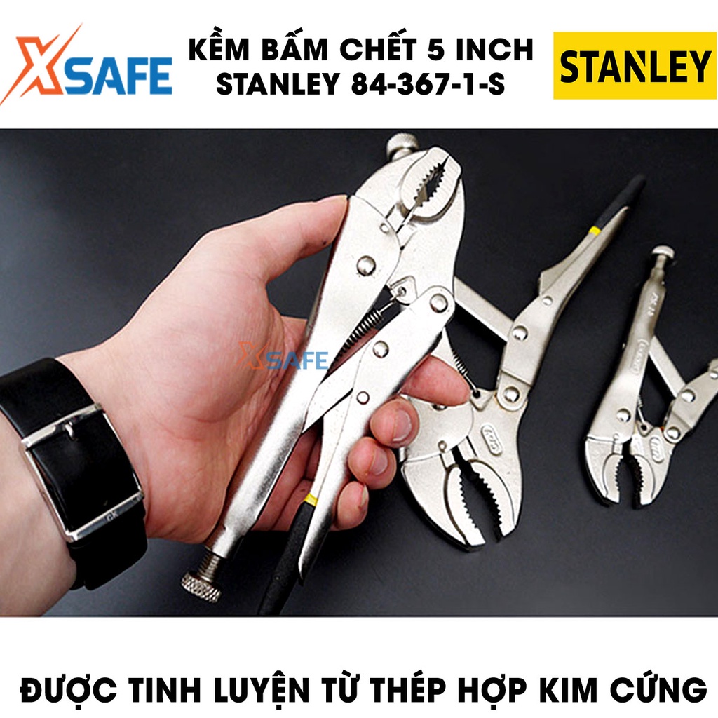 Kềm bấm chết STANLEY mạ bạc bóng chống gỉ chống xít Kìm VDE Stanley hợp kim thép cứng cáp, chịu lực chịu nhiệt tốt
