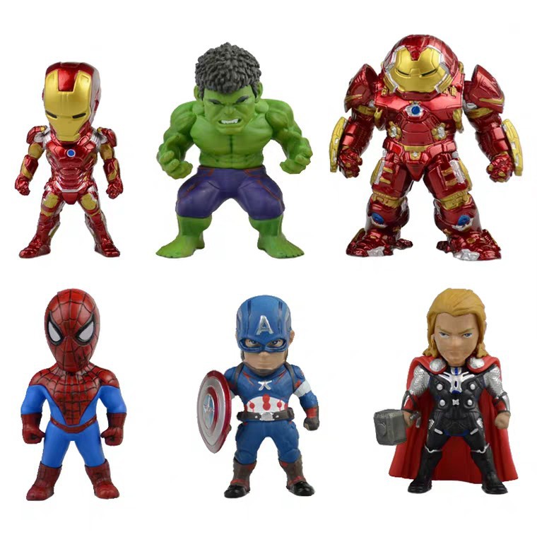 Mô Hình Nhân Vật Avenger Siêu Anh Hùng ( Cả 6 Em )