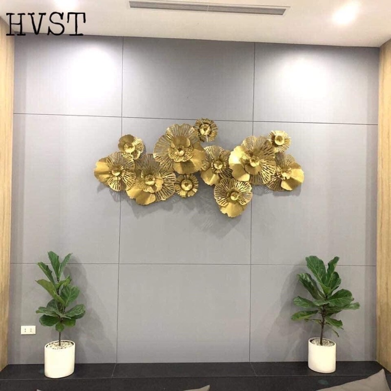 Tranh sắt Hoa Mai Vàng Treo Tường Decor Trang Trí. 1m8x 90cm. Bảo hành 5 năm.