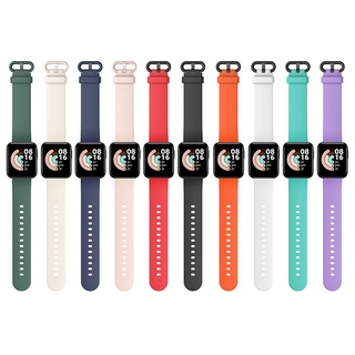 Dây đeo đồng hồ chất liệu silicon thoải mái thay thế cho Xiaomi Mi Watch Lite