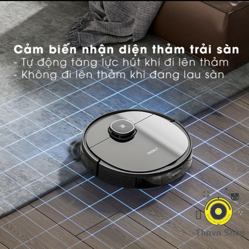 [Siêu phẩm] Robot hút bụi lau nhà Ecovacs Deeboot T8 AIVI T8 Max T8 Power