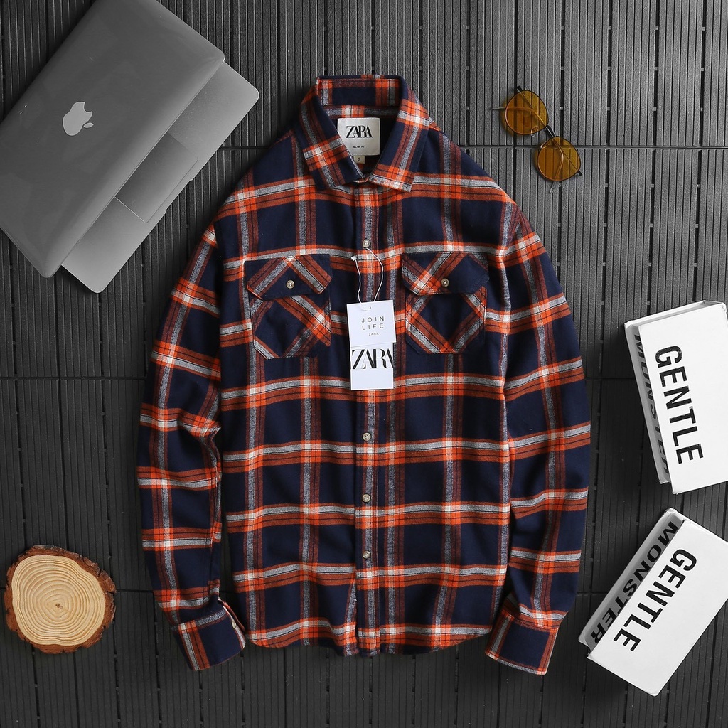 Sơ mi flanel z.ra hàng VNXK