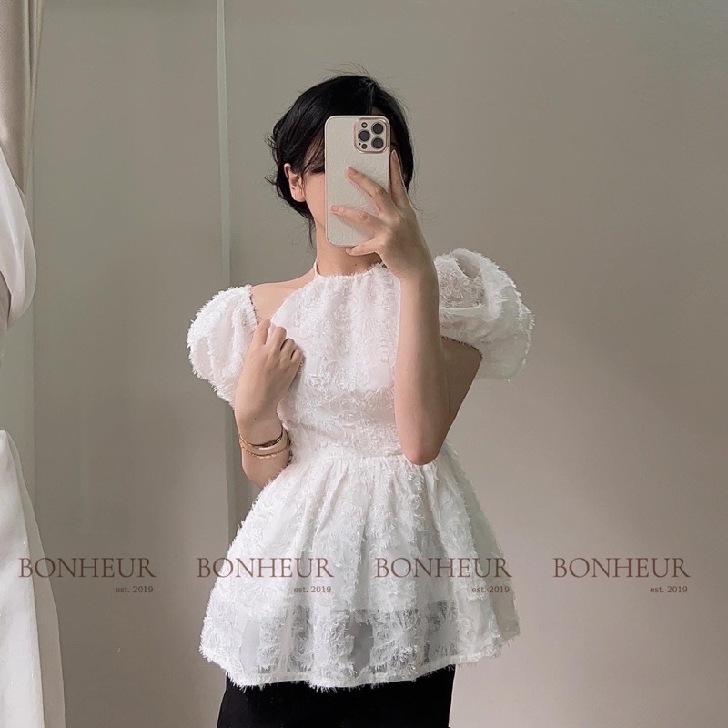 Áo yếm trễ vai bonheur