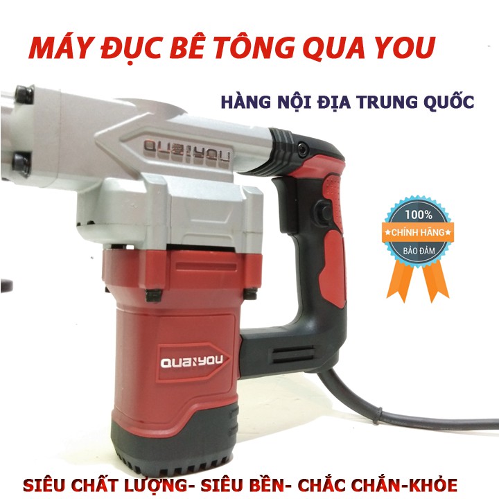 Máy đục Bêtông QUAYOU Model QY8035 siêu bền,siêu khỏe,bảo hành 6 tháng