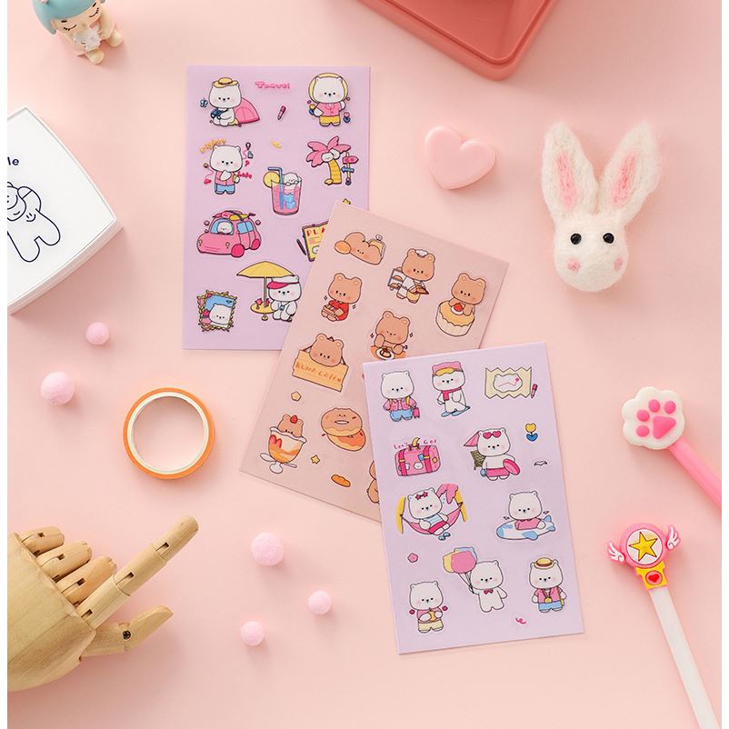 Bộ Miếng Dán Eslite yoyo Đáng Yêu E100