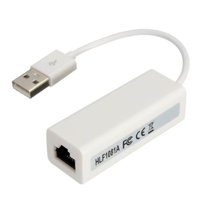 DÂY KẾT NỐI MACBOOK VỚI MẠNG LAN QUA CỔNG USB (TRẮNG)