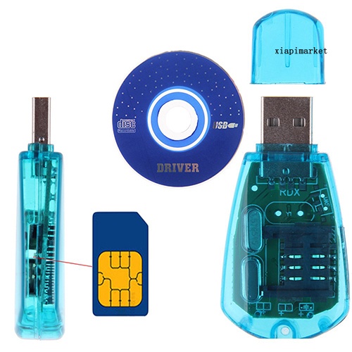 Đầu Đọc Thẻ Sim Điện Thoại Usb Tiêu Chuẩn Sms Gsm / Cdma + Cd