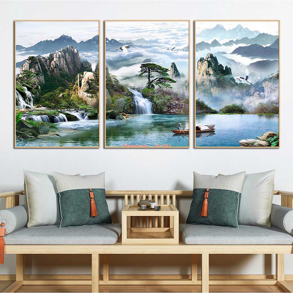 Tranh Treo Tường TRÁNG GƯƠNG In UV 3D MIKA Cao cấp 180X80CM