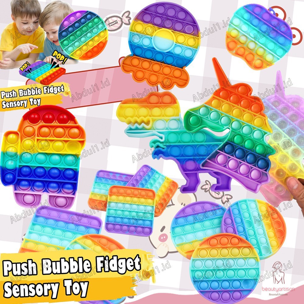 cầu vồng Board Game đồ chơi giáo dục Push bubble Fidget Toy stress relief , Rainbow Đồ chơi bóp bong bóng giải tỏa căng thẳng chất lượng cao Đồ Chơi iáo Dục For Kids - Rainbow Unicorn đồ chơi cho bé gift  -