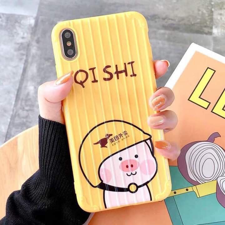 Ốp lưng Iphone vali FREESHIP 50K lợn What Mini cho iPhone 6/6s/6p/6sp/7p/8p/X/Xs