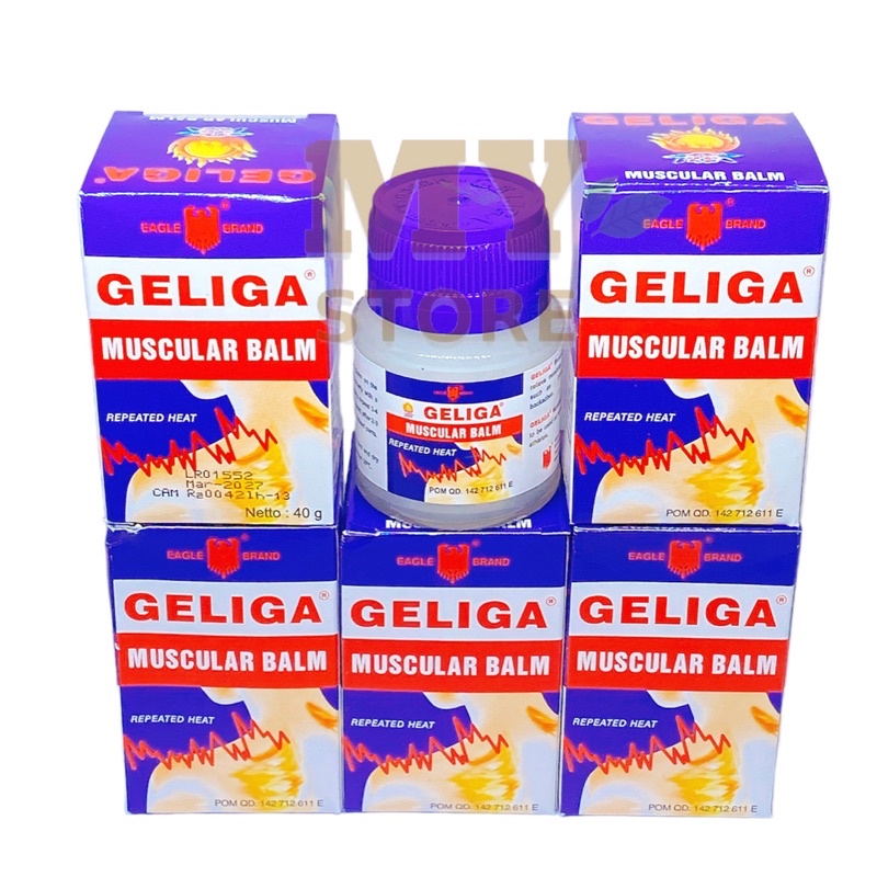 (Chính Hãng) Dầu Cù Là Lửa Geliga Muscular Balm Indonexia 40g