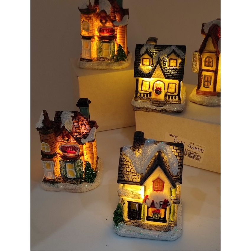 Đèn Led Hình Ngôi Nhà Độc Đáo Thích Hợp Trang Trí Trong Đêm Giáng Sinh, Để Bàn Học - P086