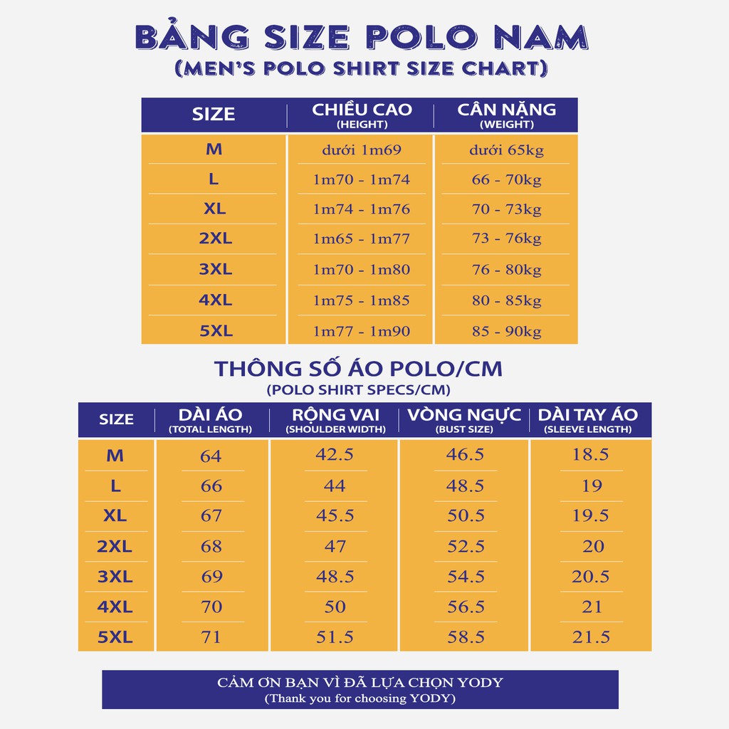 Áo thun polo nam YODY vải cotton mắt chim cao cấp thoáng mát thoải mái APM5363