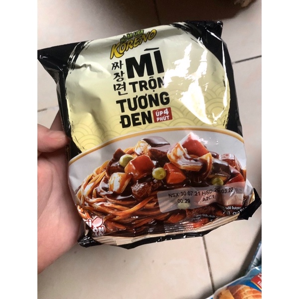 10 Gói Mì trộn tương đen Koreno chuẩn hàn