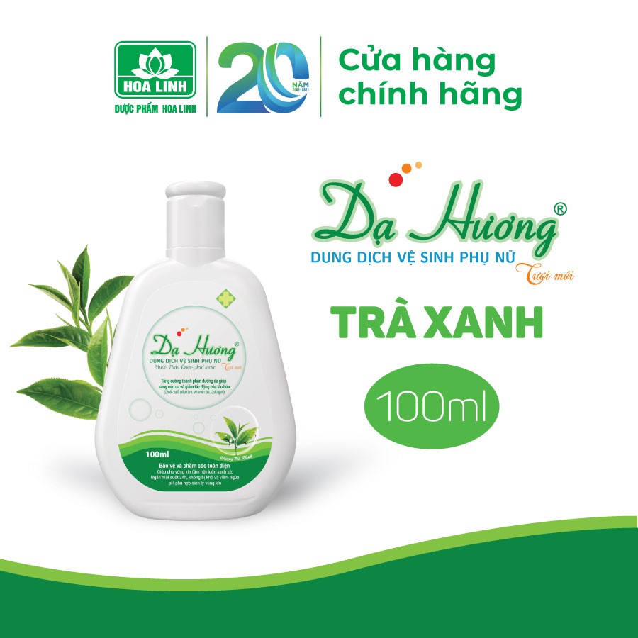 Dung dịch vệ sinh - Dạ Hương Trà xanh 100ml