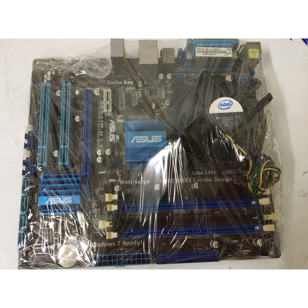 Combo main Asus G41 DDRIII socket 775 + 2Gb + E5300 + Quạt