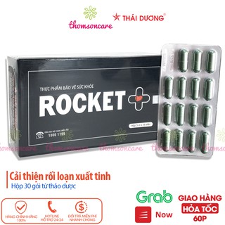 Rocket + hỗ trợ tăng cường sinh lý nam - Chính hãng Sao thái dương - Hộp 45 viên