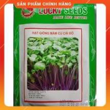 HẠT GIỐNG RAU MẦM CỦ CẢI ĐỎ gói 50gr