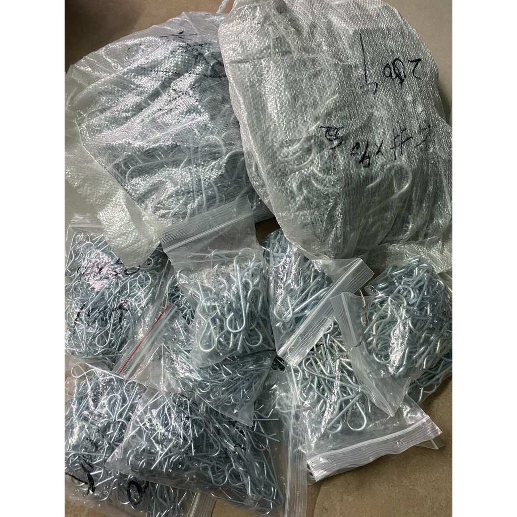 Chốt an toàn thép loại R 1.5x33mm, 2x50mm, 3x60mm, 4x90mm, 5x90mm