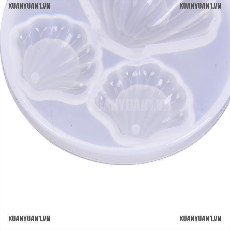 1 [XUANYUAN1] Khuôn Silicone Làm Bánh Hình Vỏ Sò