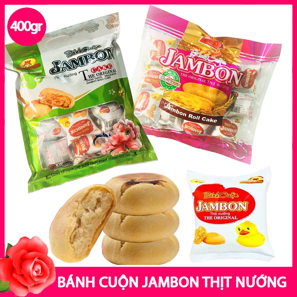 Bánh cuộn jambon thịt nướng Thanh Hương 400gr