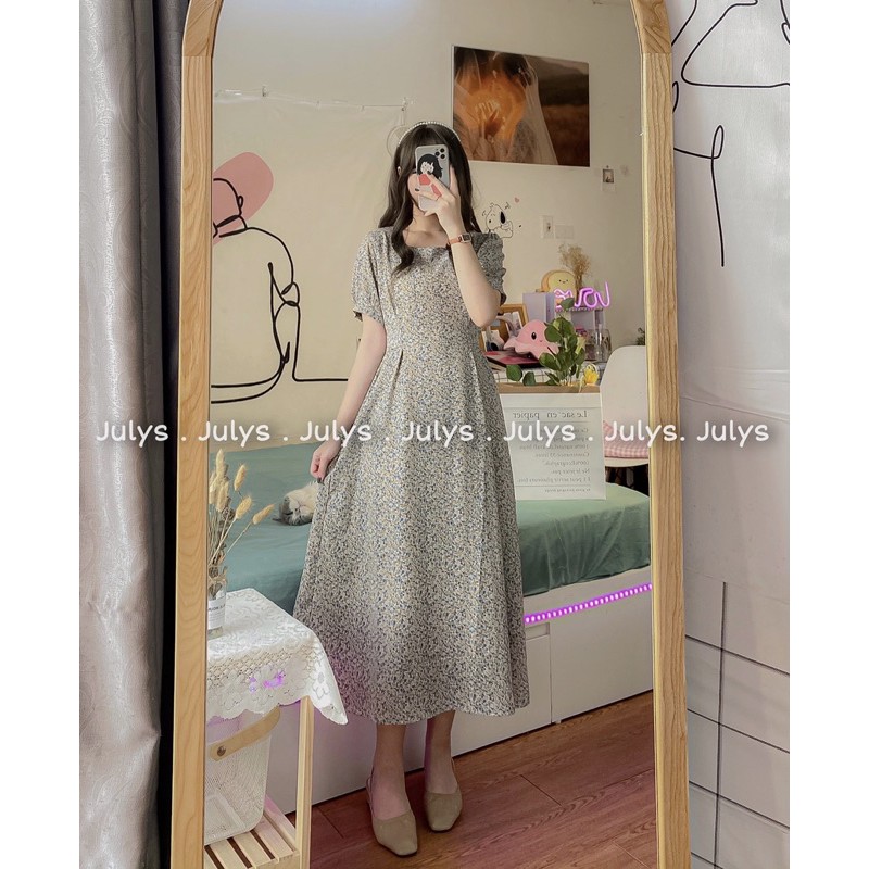 [Mã FAGREEN1505 giảm tới 30K đơn 99K] Váy hoa đai nơ sau (ảnh thật shop chụp kèm video) | BigBuy360 - bigbuy360.vn