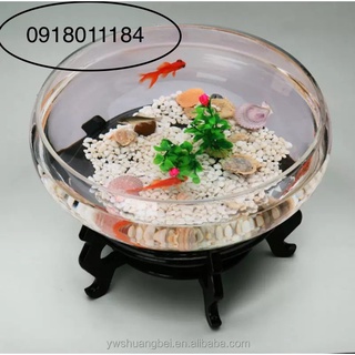 Bát thuỷ tinh thả hoa nhiều kích cỡ.