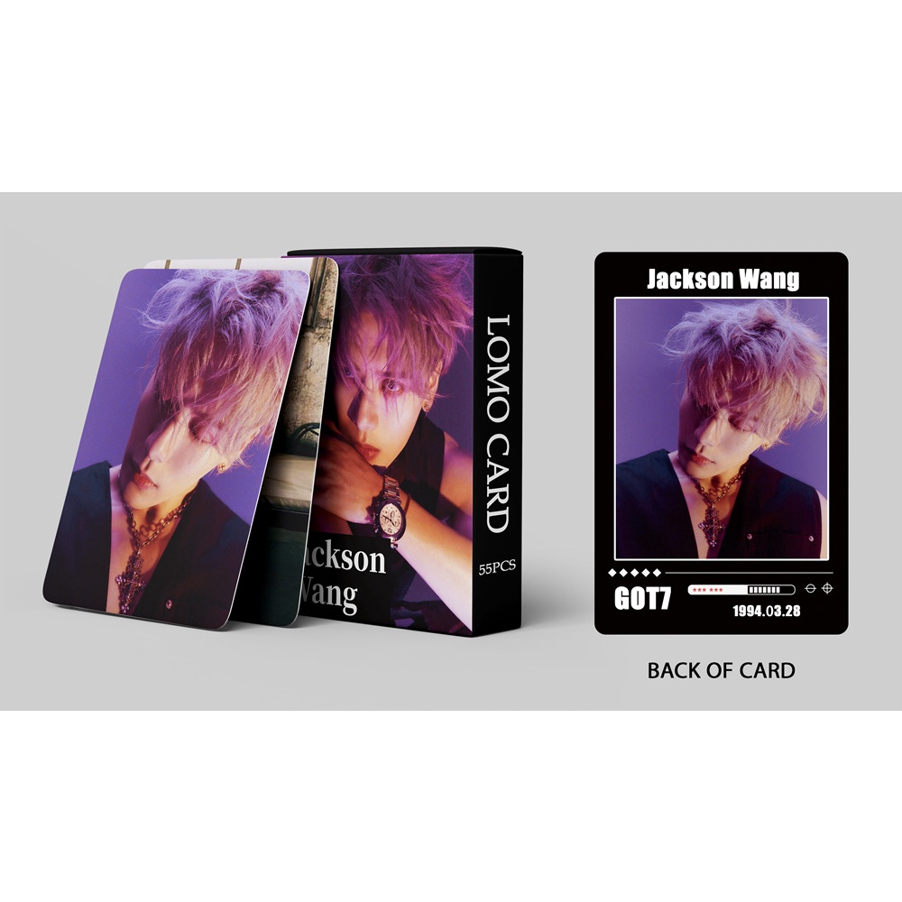 Set 55 Tấm Ảnh Lomo Card Cruel Jackson Wang GOT7 Thời Trang Hàn Quốc