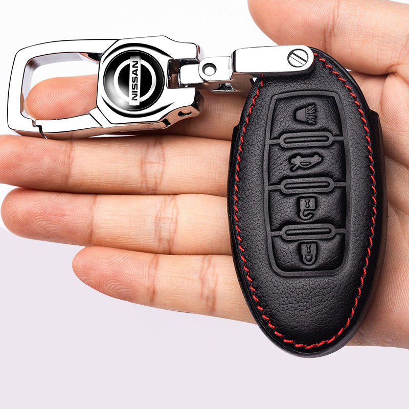 Túi da đựng chìa khóa Nissan cho xe hơi
