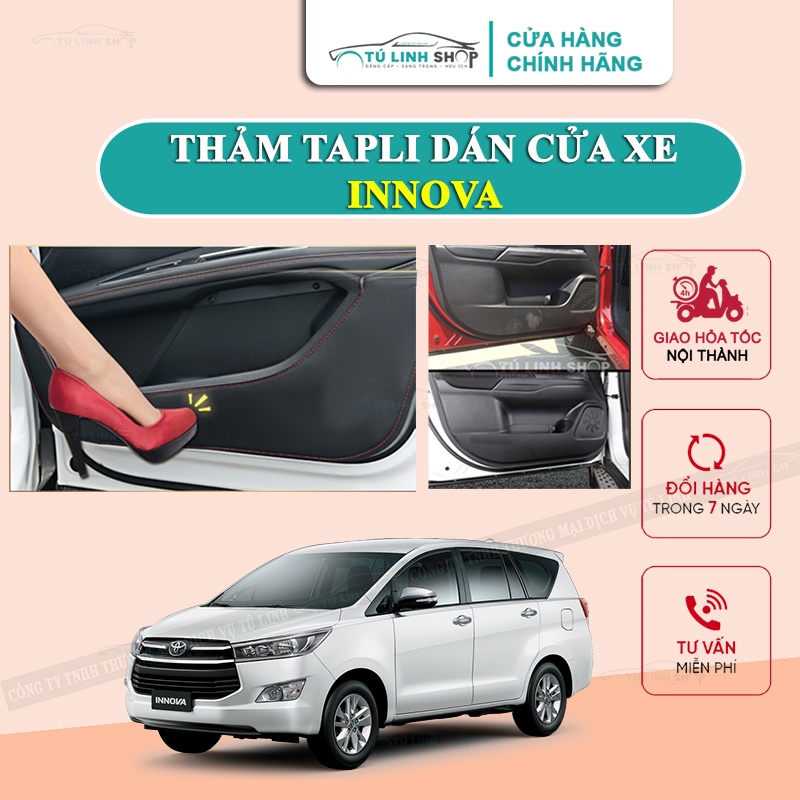 Bộ 4 Thảm Tapli INNOVA dán cánh cửa chống trầy xước xe