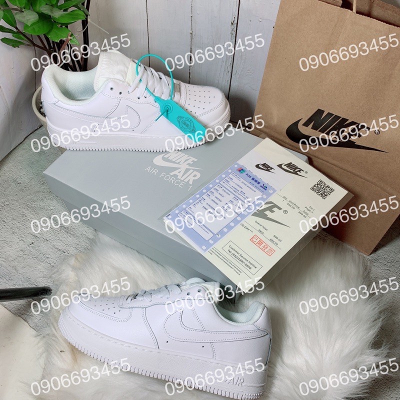 Giày sneaker trắng full-af1 rep11 fullbox bill túi giấy chuẩn thumbnail