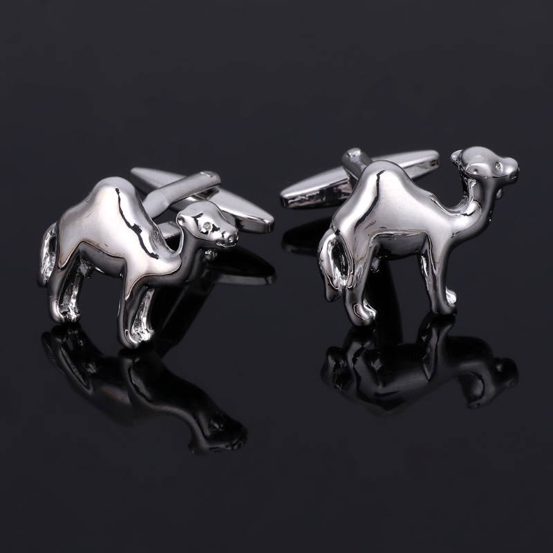 Khuy Măng Sét Cài Áo Sơ Mi Hình Lạc Đà Cho Chú Rể