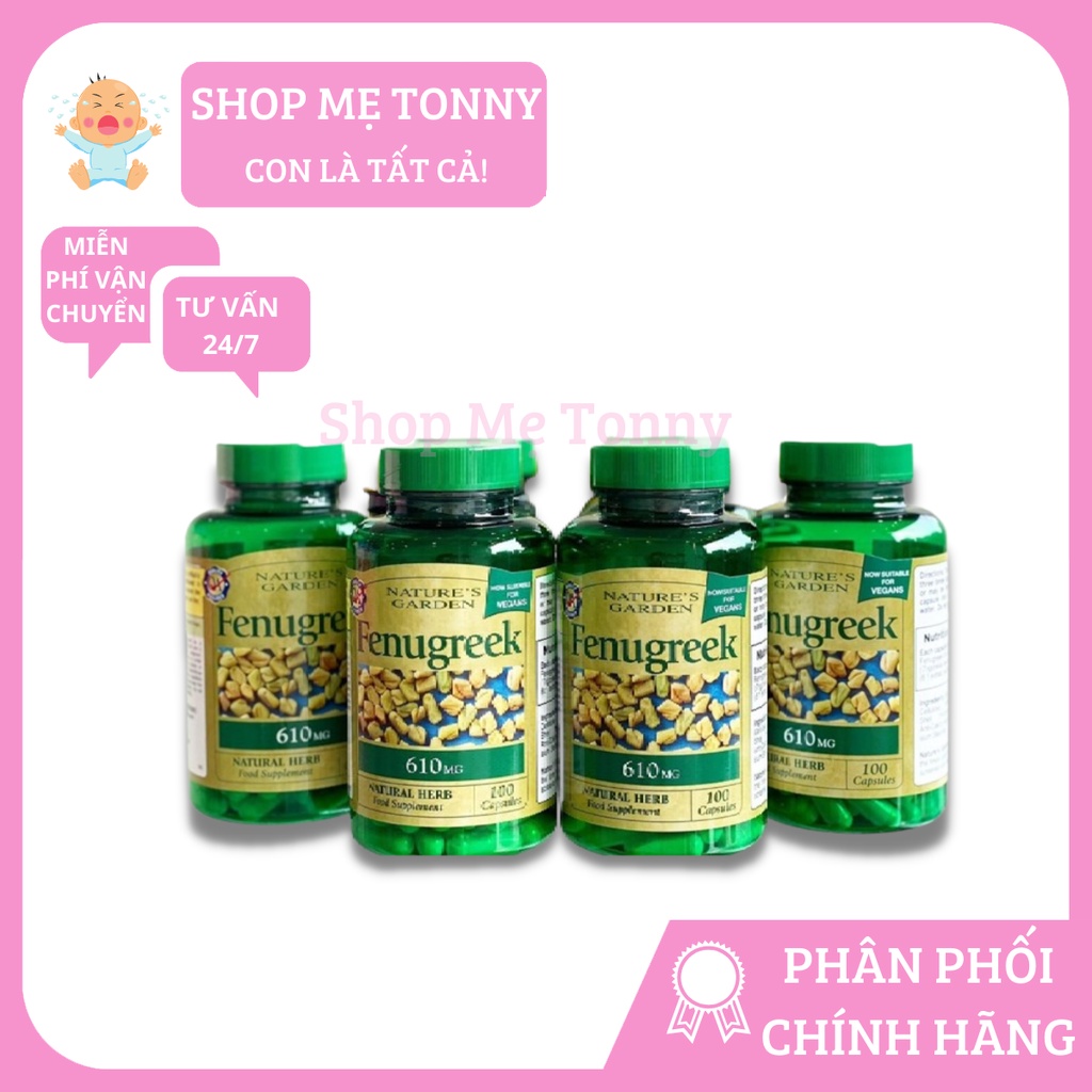 Cỏ cà ri Fenugreek Nature's Garden Anh Quốc