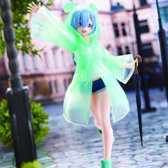 Mô hình Re Zero Rem 20cm Rainy Day Ver SPM Prize Figure SEGA Mô hình tĩnh Nhựa PVC CHÍNH HÃNG NHẬT RZSEGA01