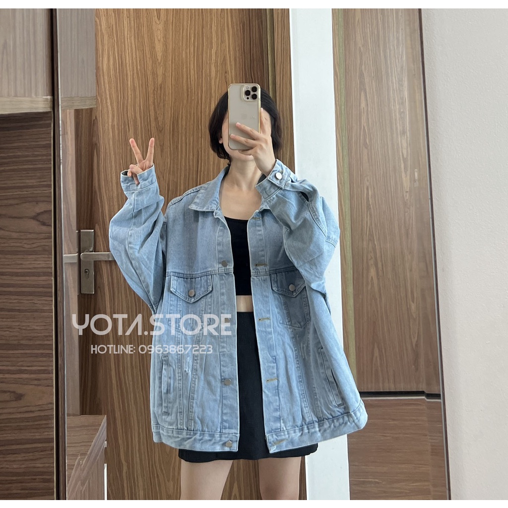 Áo khoác jeans form rộng - KB05